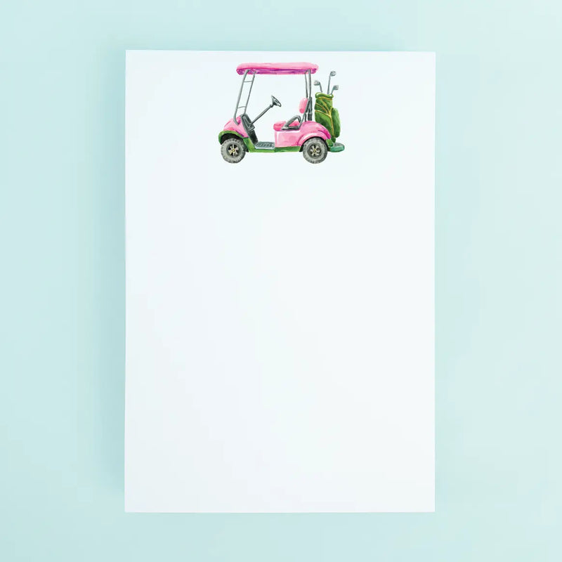 Golf Cart Notepad