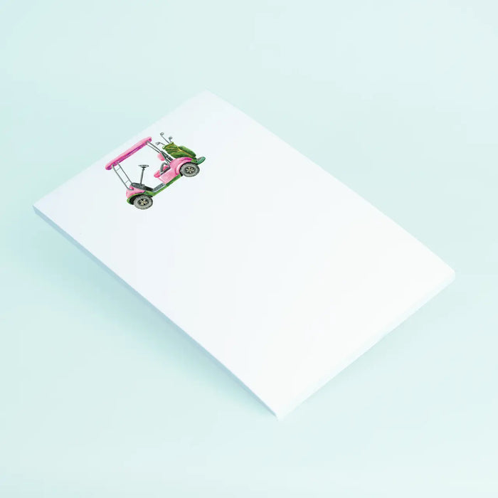 Golf Cart Notepad
