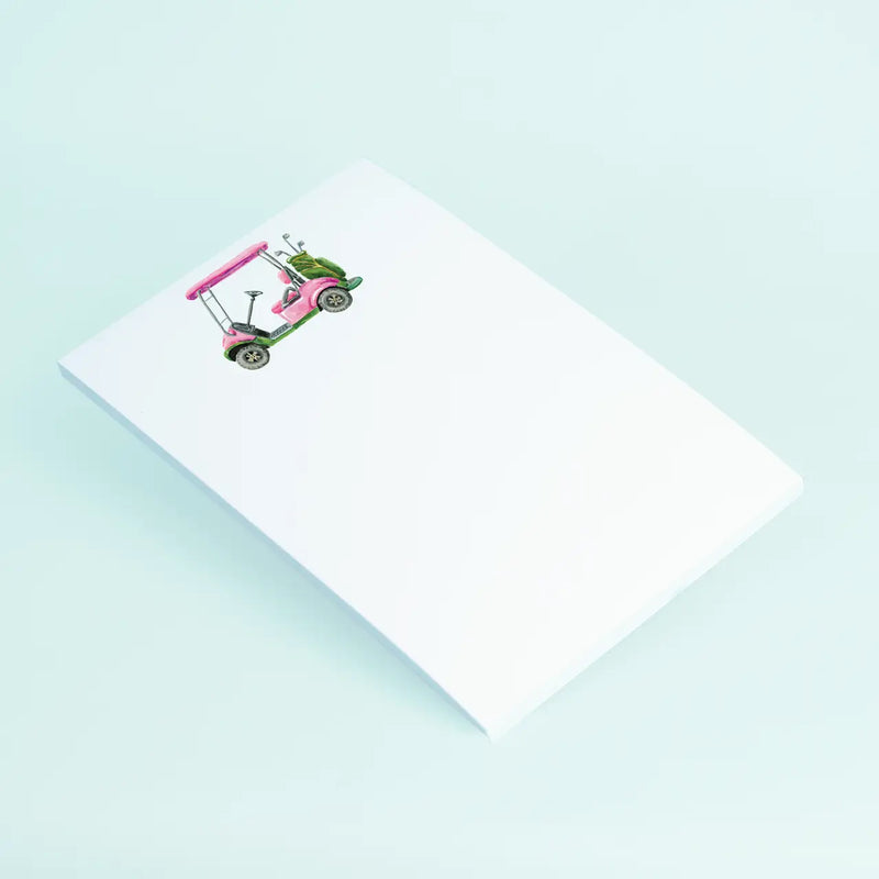 Golf Cart Notepad