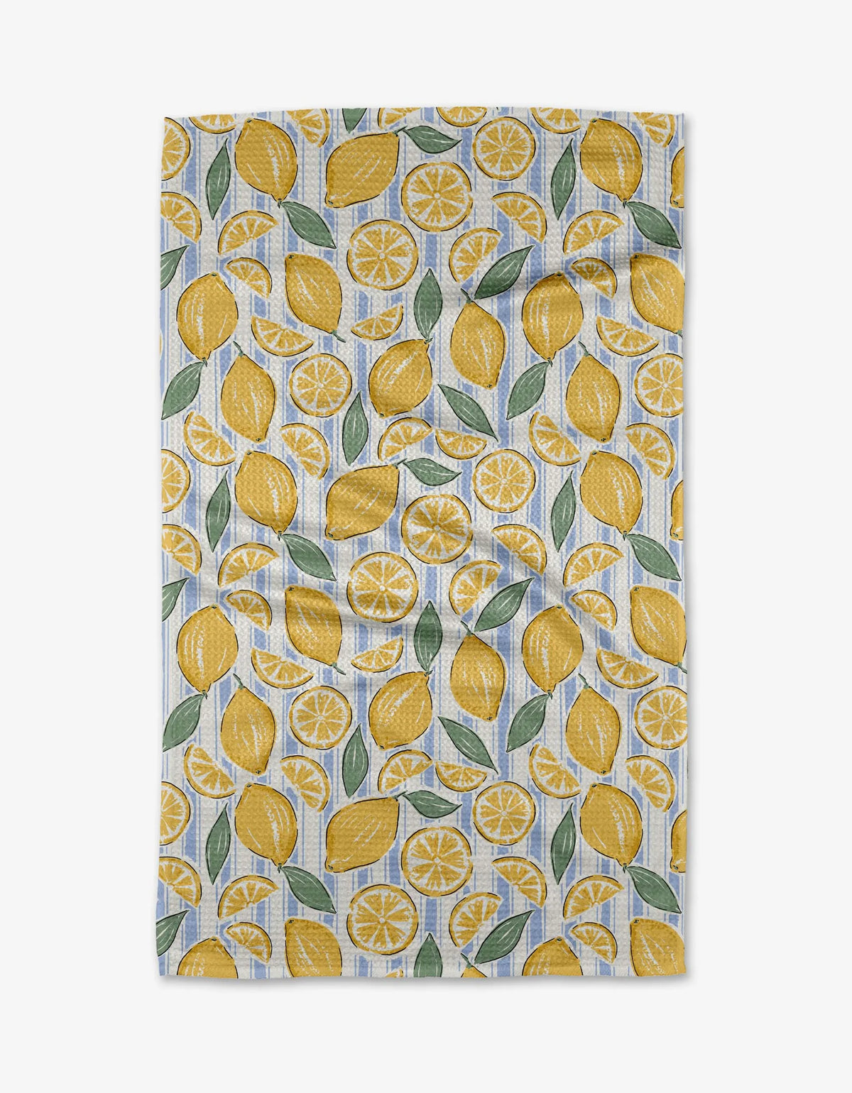 Geometry Sour Lemon Tea Towel