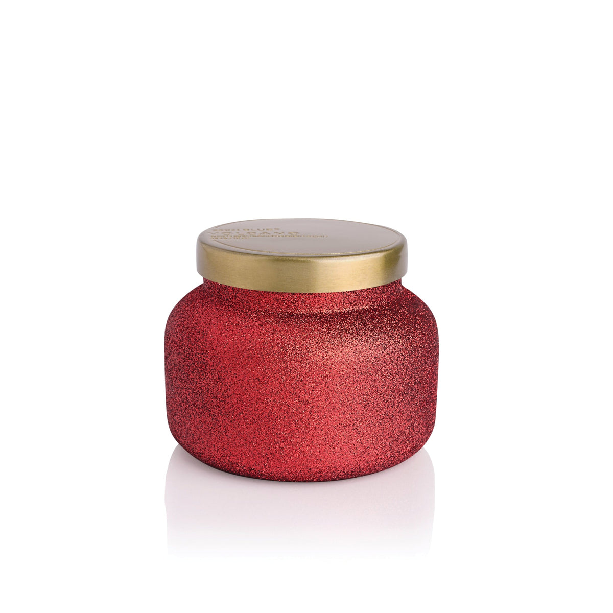 Capri Blue Volcano Red Glitter Jar 19oz