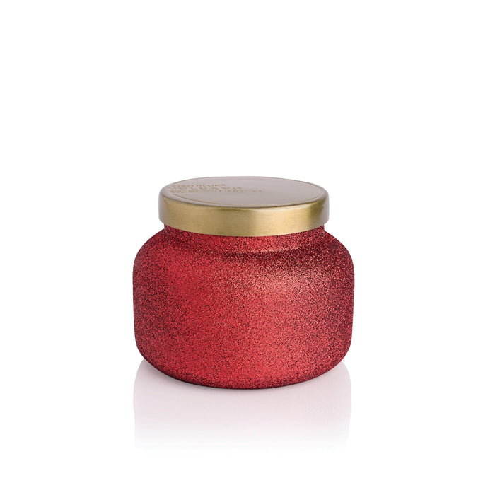 Capri Blue Volcano Red Glitter Jar 19oz