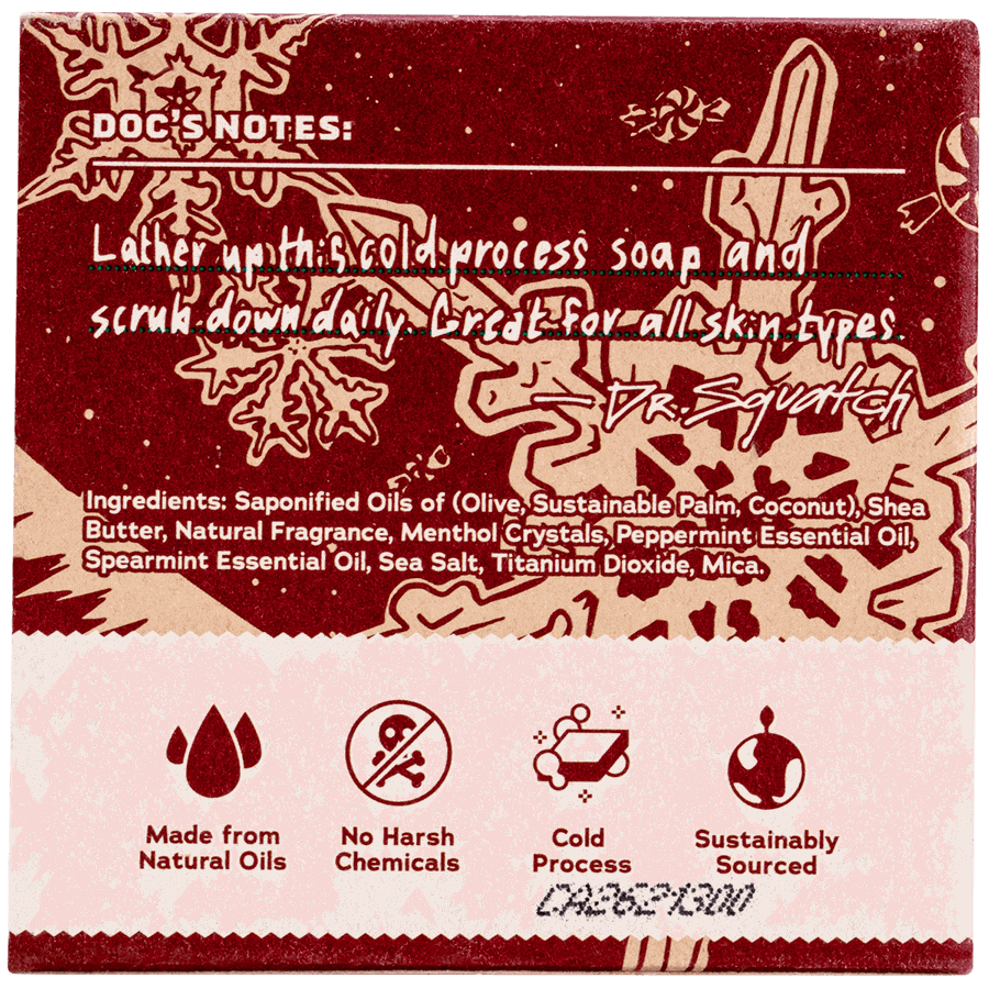 Dr. Squatch Frosty Peppermint Soap