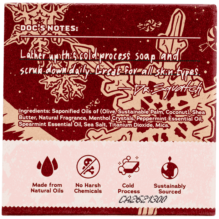 Dr. Squatch Frosty Peppermint Soap