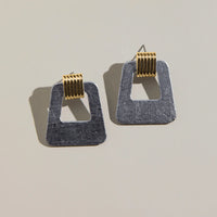 Nickel & Suede Vintage Silver Avery