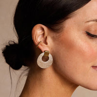 Nickel & Suede Vintage Silver Mixed Metal Evan