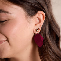 Nickel & Suede Garnet Suede Weston - Gold