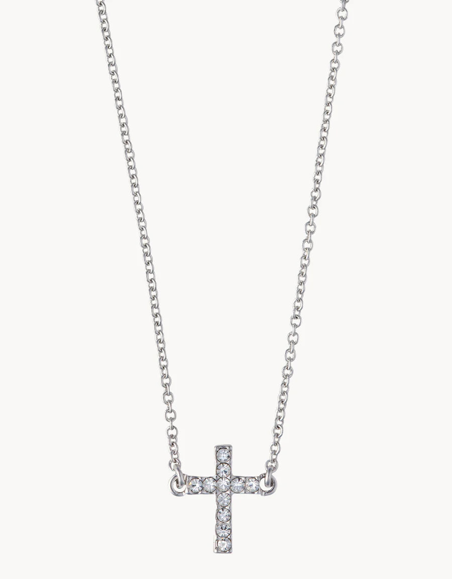 Sea La Vie Necklace Have Faith/Cross - Silver
