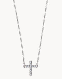 Sea La Vie Necklace Have Faith/Cross - Silver