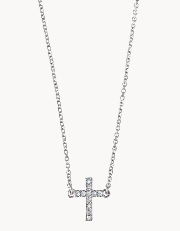 Sea La Vie Necklace Have Faith/Cross - Silver