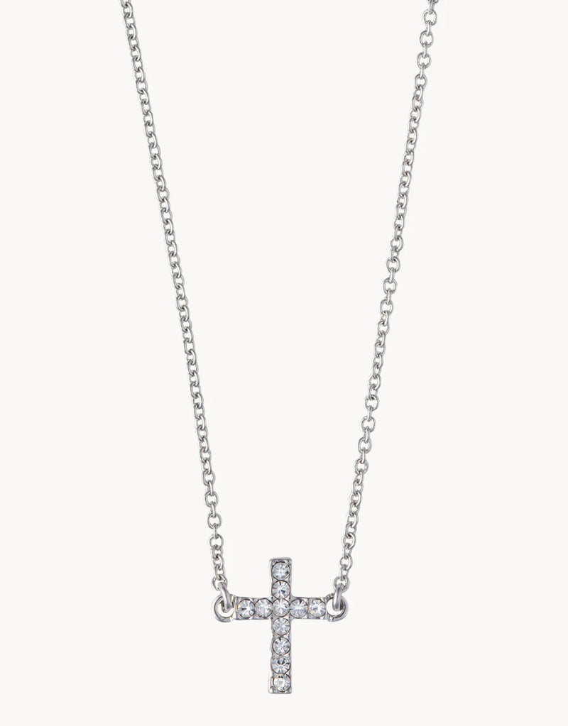 Sea La Vie Necklace Have Faith/Cross - Silver