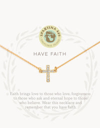 Sea La Vie Have Faith Necklace - Gold