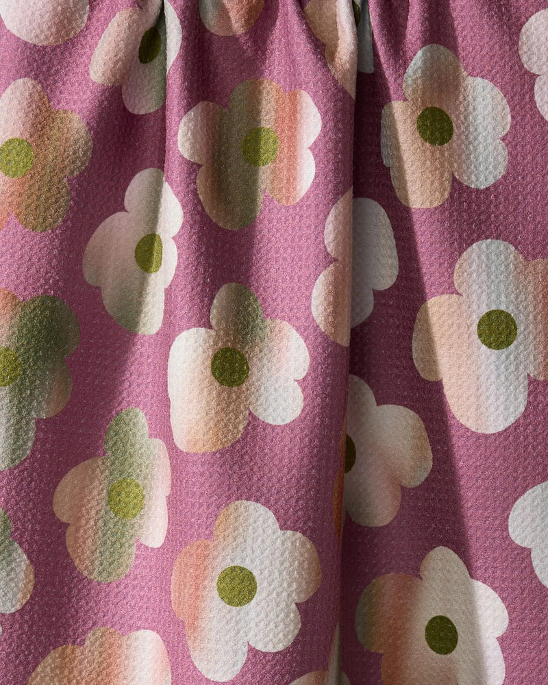 Geometry Brushed Bouquet Tea Towel