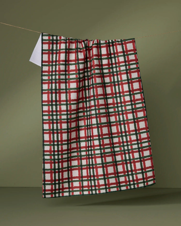 Geometry Holiday Charm Tea Towel