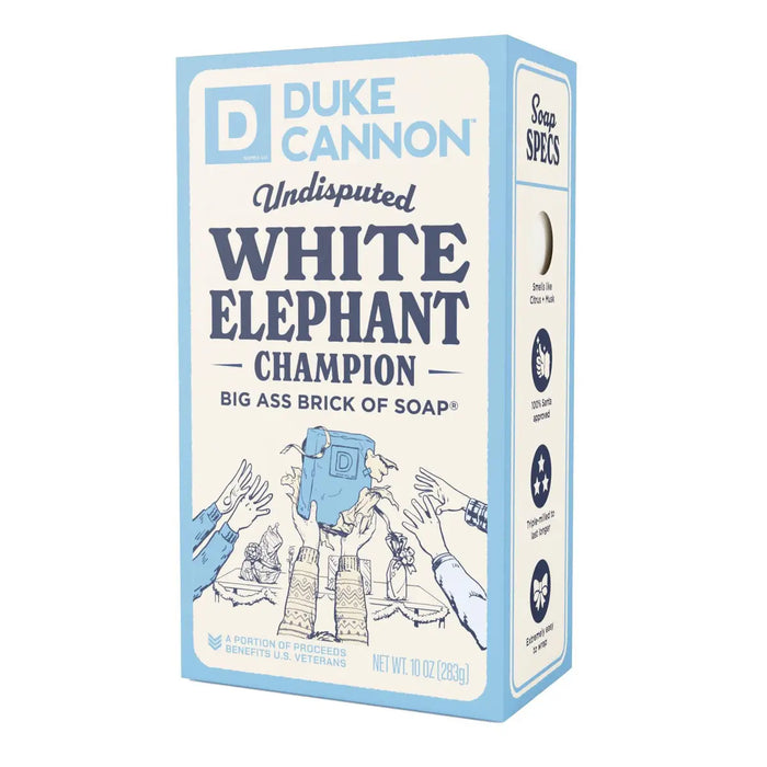 Duke Cannon Holiday White Elephant Bar Soap