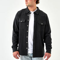 Burlebo Austin Shirt - Heathered Black