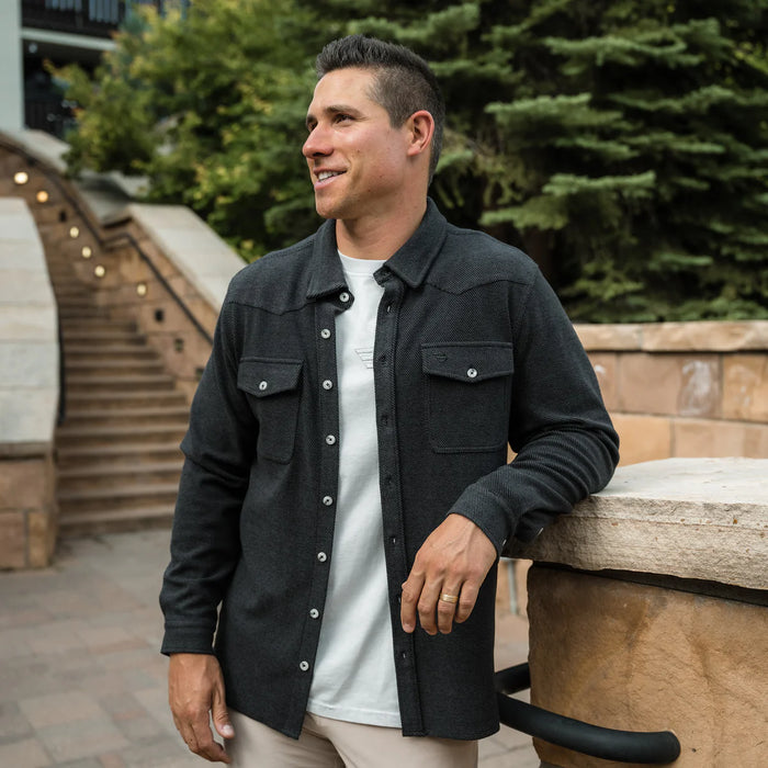 Burlebo Austin Shirt - Heathered Black