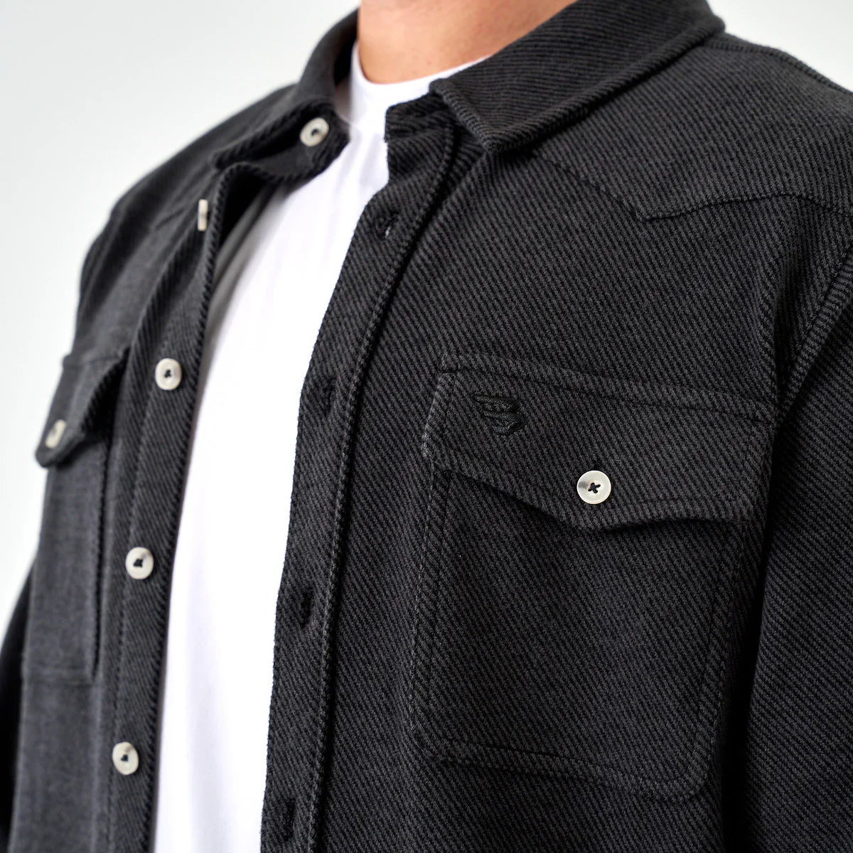 Burlebo Austin Shirt - Heathered Black