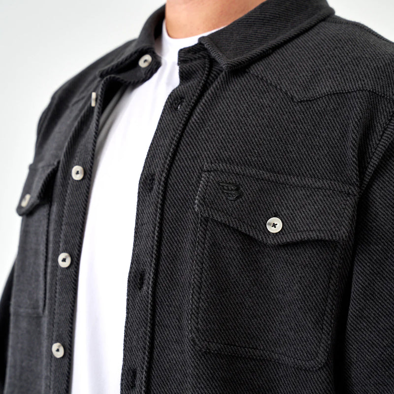 Burlebo Austin Shirt - Heathered Black
