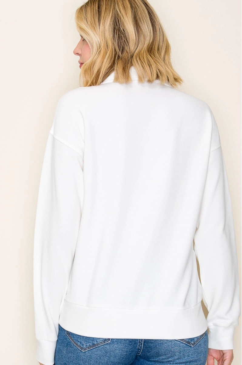 Lindsay Half Zip Sweater