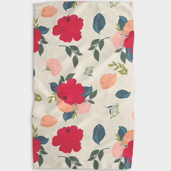 Geometry Showered with Love Tea Towel