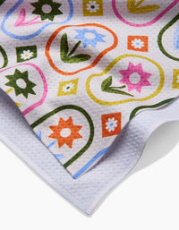 Geometry Petal Patchwork Tea Towel