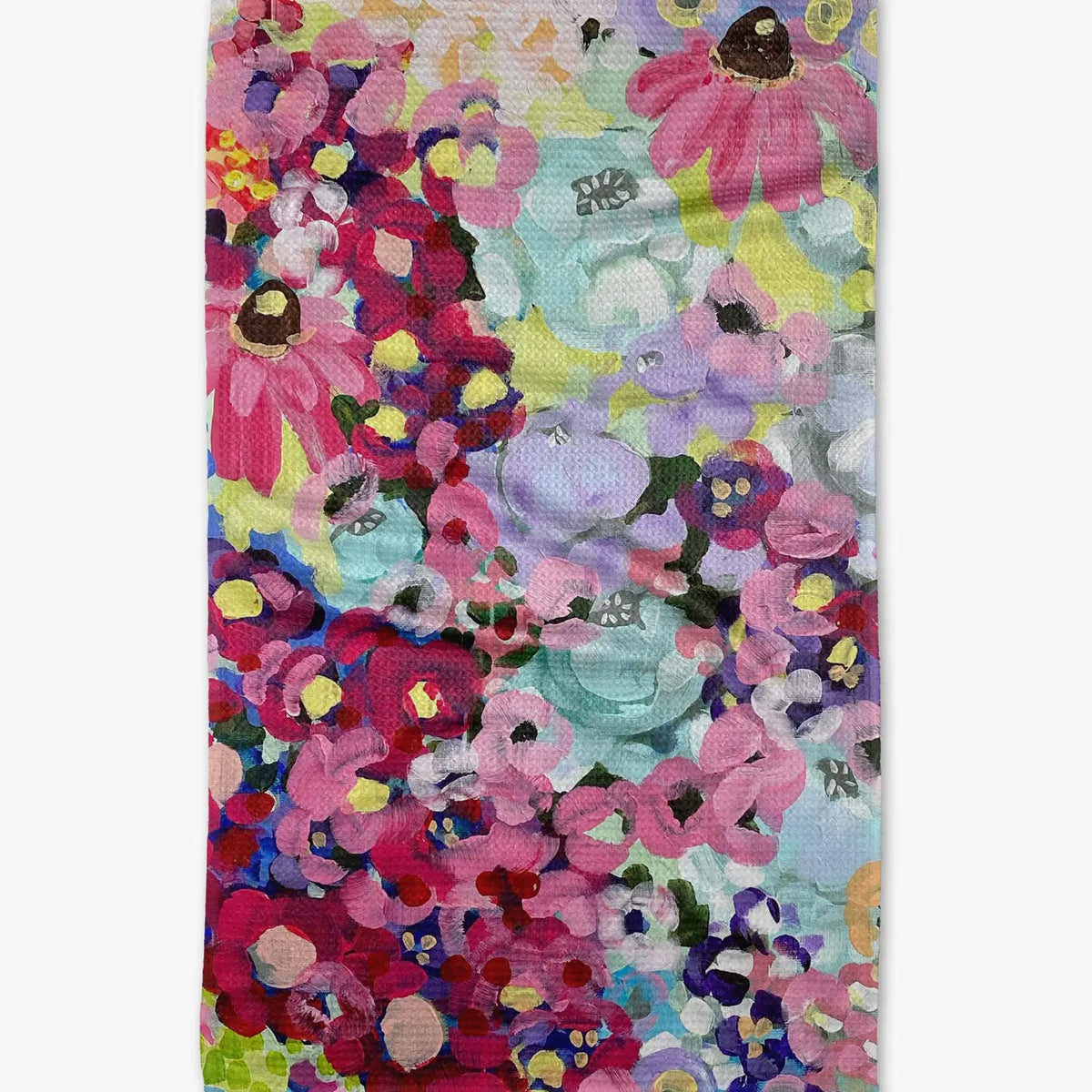 Geometry Pink Fields of Joy Tea Towel