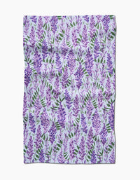 Geometry Wisteria Tea Towel