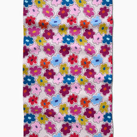 Geometry Flower Fling Tea Towel