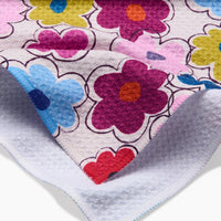 Geometry Flower Fling Tea Towel