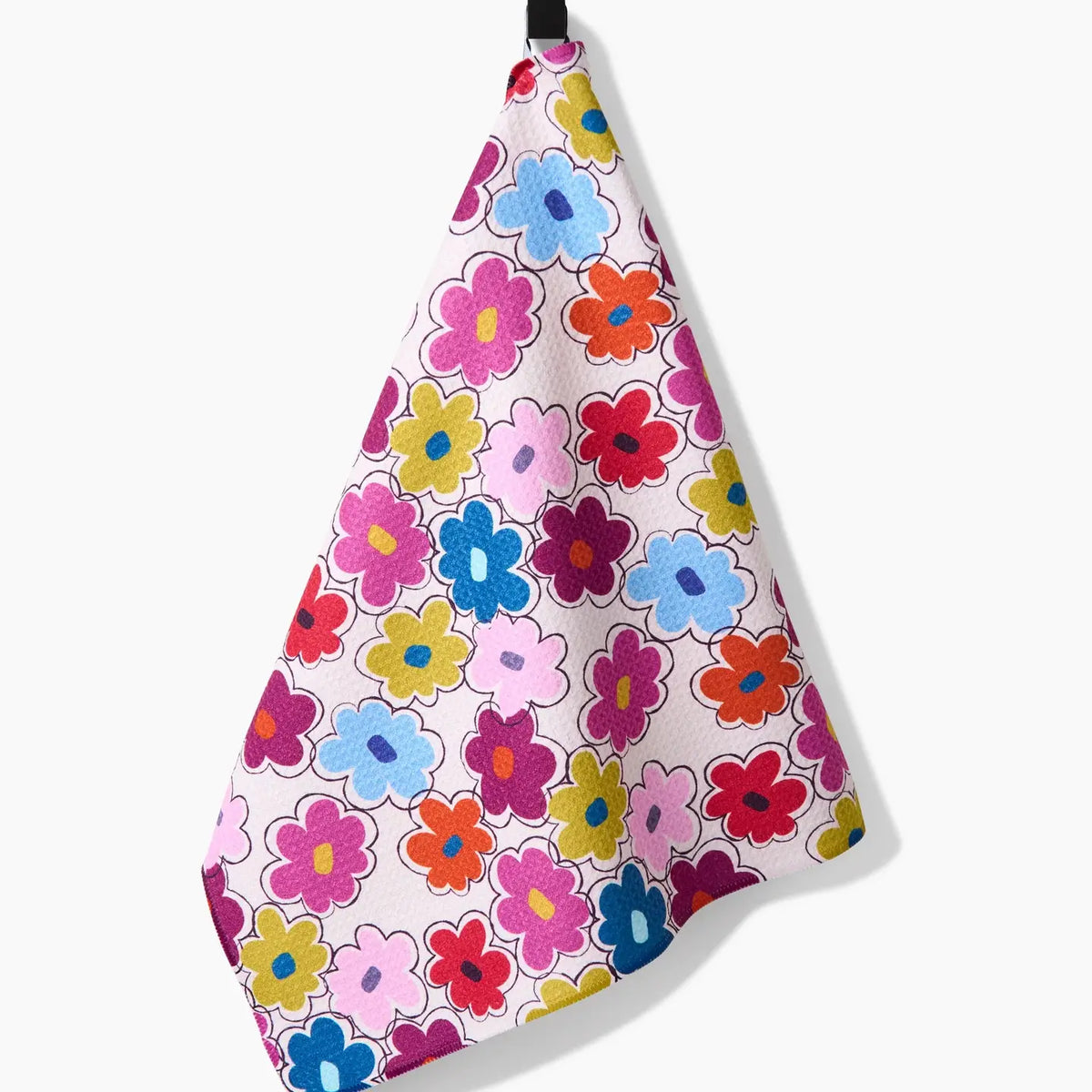 Geometry Flower Fling Tea Towel