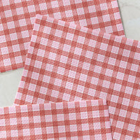 Geometry Cupids Plaid Dishcloth Set