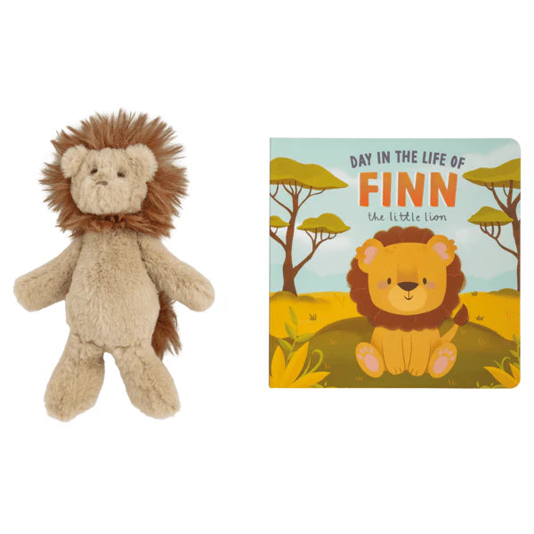 Lion Book with Plush