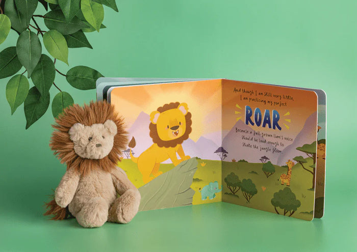 Lion Book with Plush