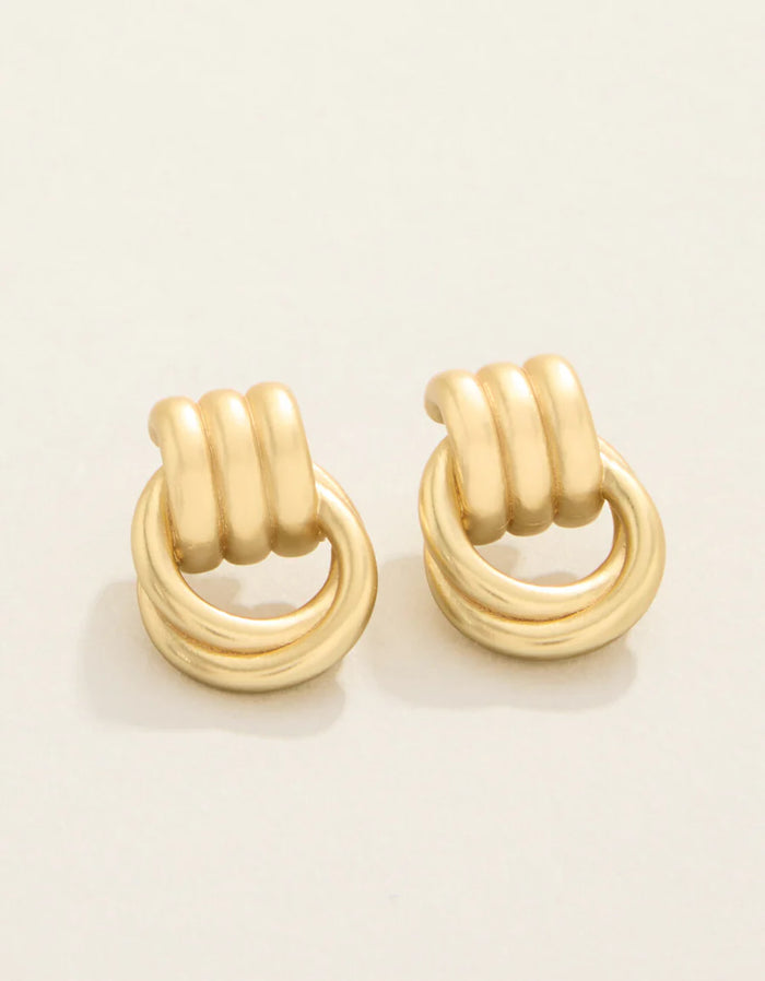 Francis Stud Earrings - Gold