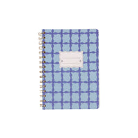 Designworks Blue Lattice Twin Spiral Notebook