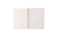 Designworks Blue Lattice Twin Spiral Notebook