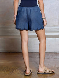 Allie Scalloped Shorts