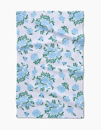 Geometry Plumbago Tea Towel