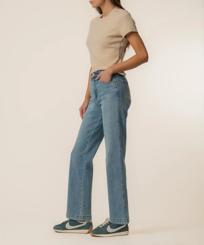Kut From the Kloth Pattie High Rise Straight Leg