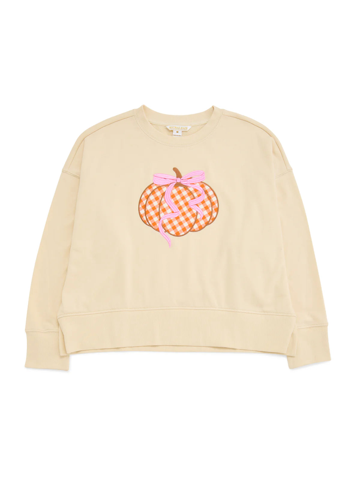 Gingham Pumpkin Sweatshirt
