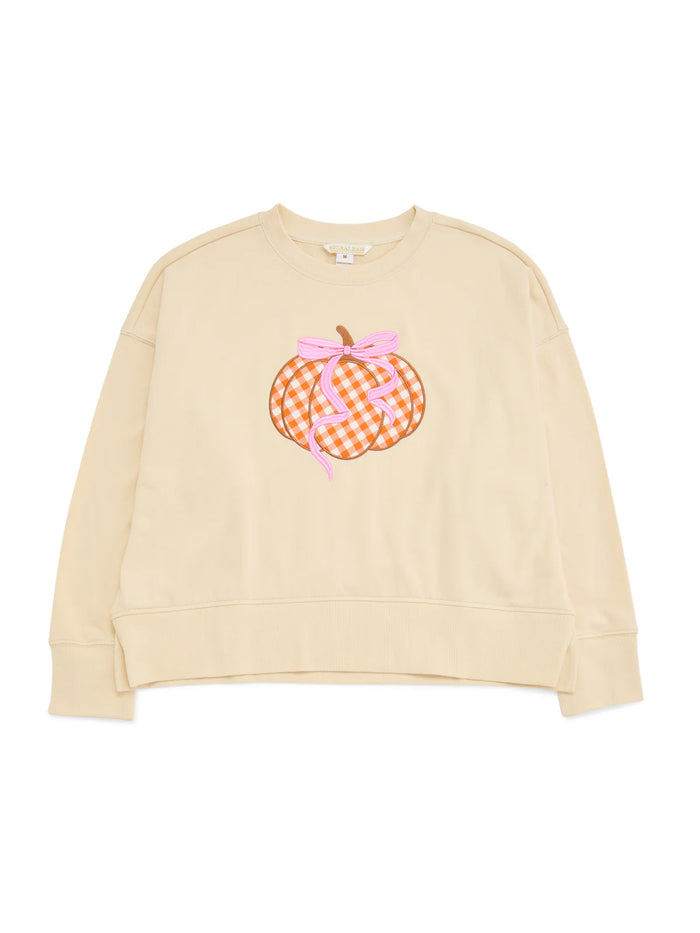 Gingham Pumpkin Sweatshirt