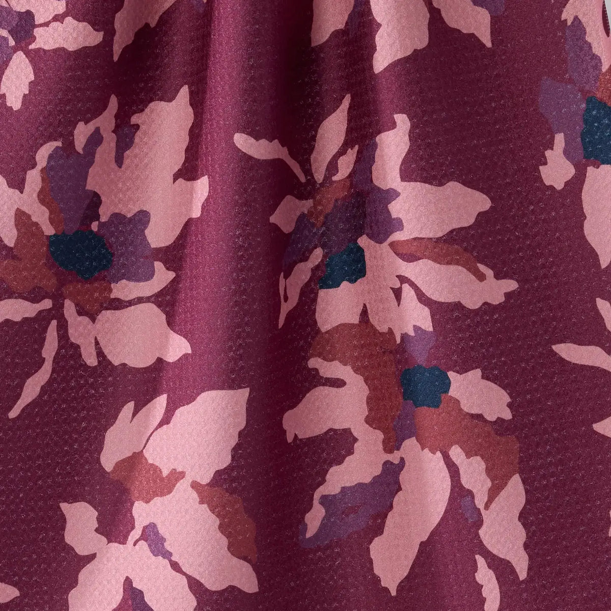 Geometry Mulberry Bloom Tea Towel