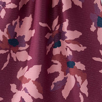 Geometry Mulberry Bloom Tea Towel