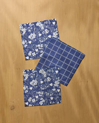 Geometry Posy Plaid Dishcloth Set