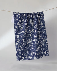 Geometry Midnight Posy Tea Towel