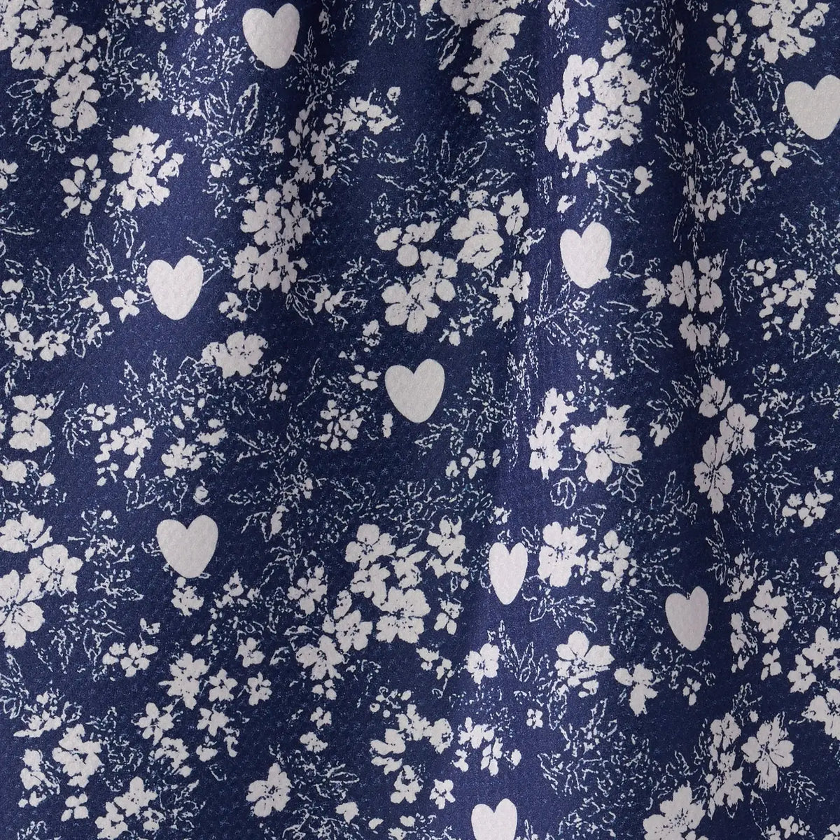 Geometry Midnight Posy Tea Towel