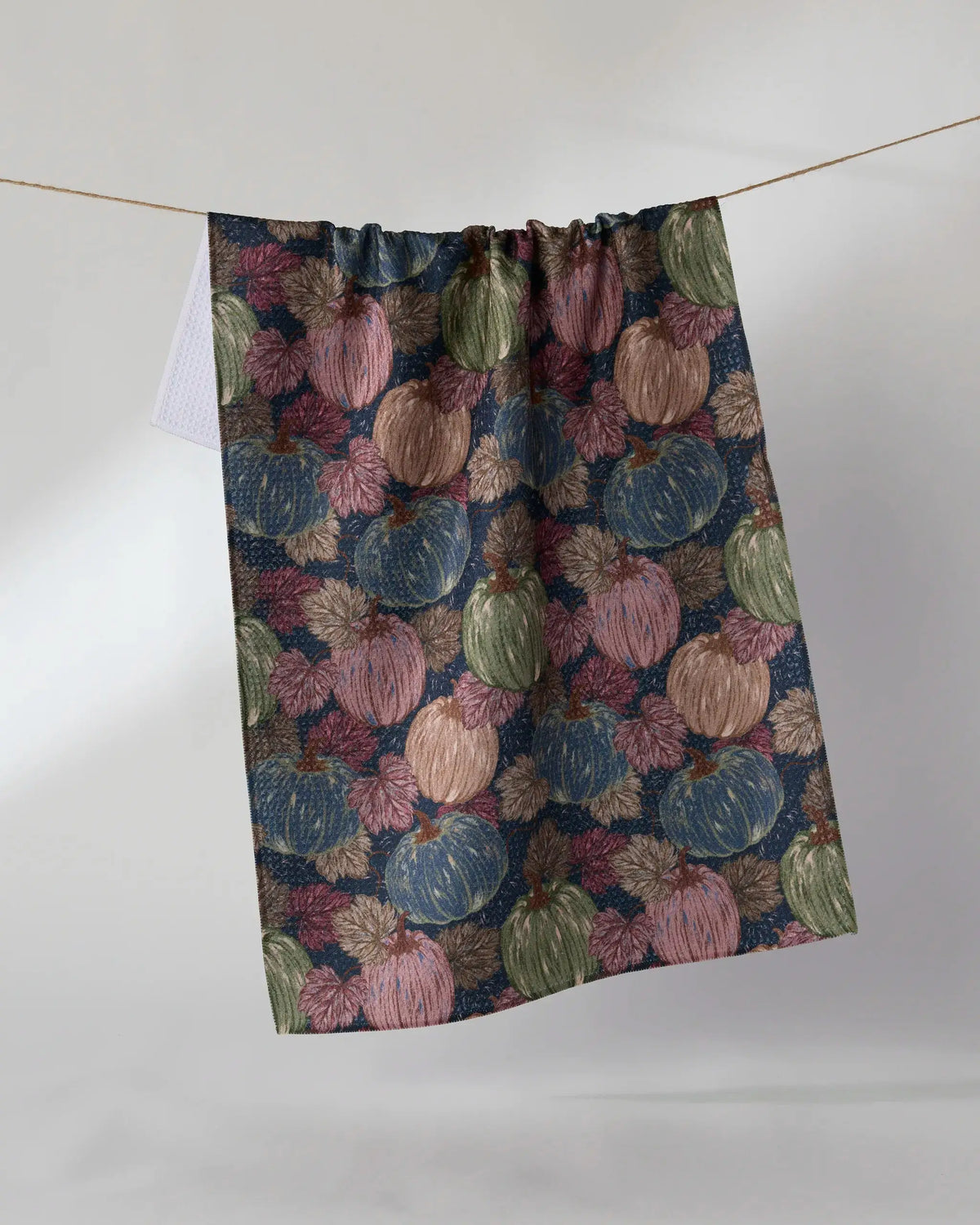Geometry Harvest Moon Tea Towel