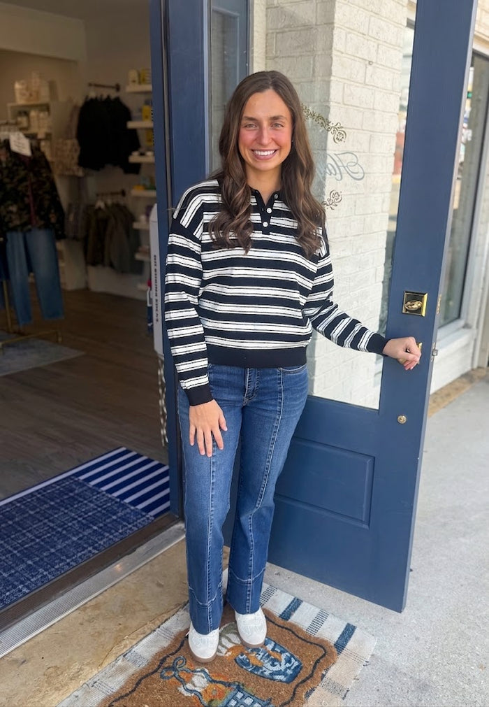Aubrina Stripe Top