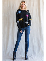 Hailey Cheetah Print Sweater